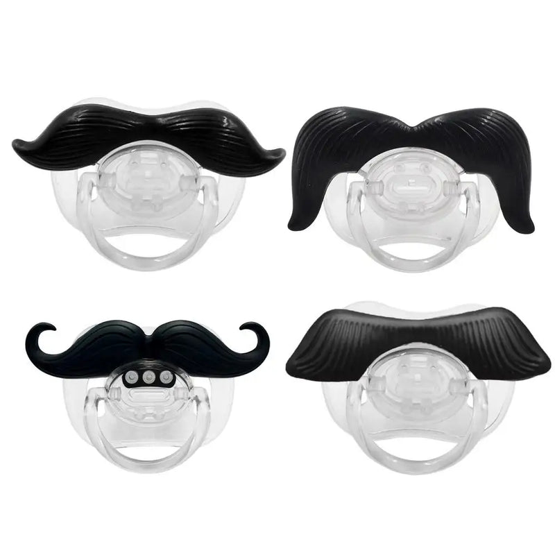 Chupeta personalizadas para bebês - bigode/ barba