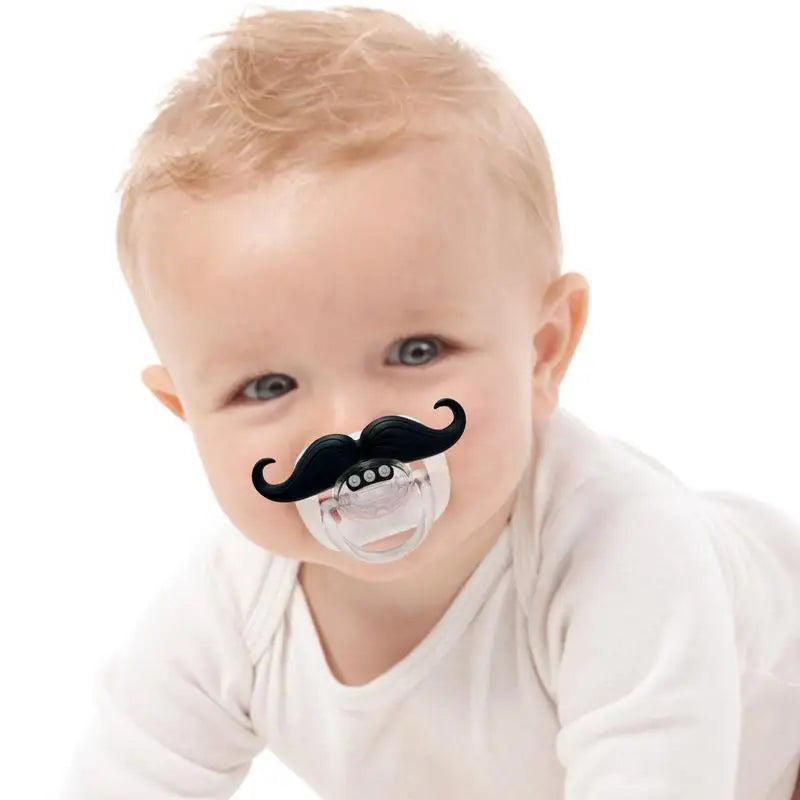 Chupeta personalizadas para bebês - bigode/ barba