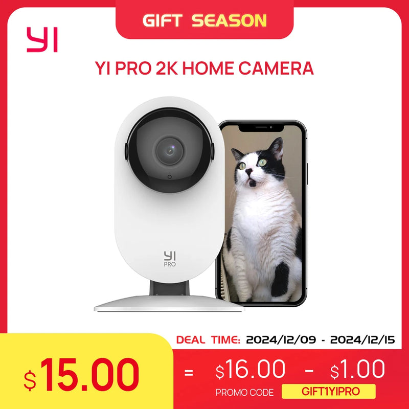 Yo Pro Home 2K wifi - câmera de vigilância 3MP IP CCTV - Monitor de bebê