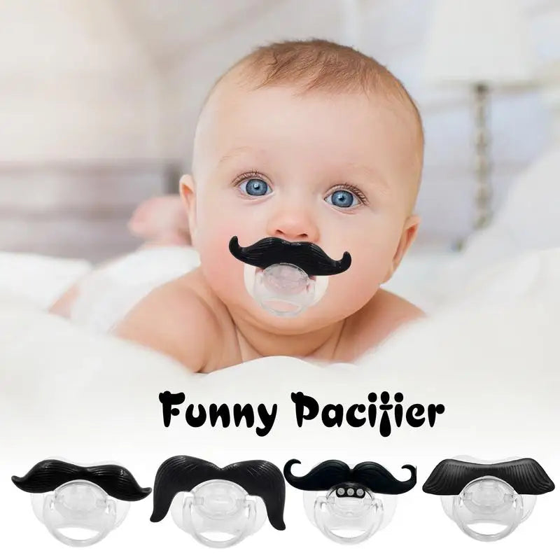 Chupeta personalizadas para bebês - bigode/ barba