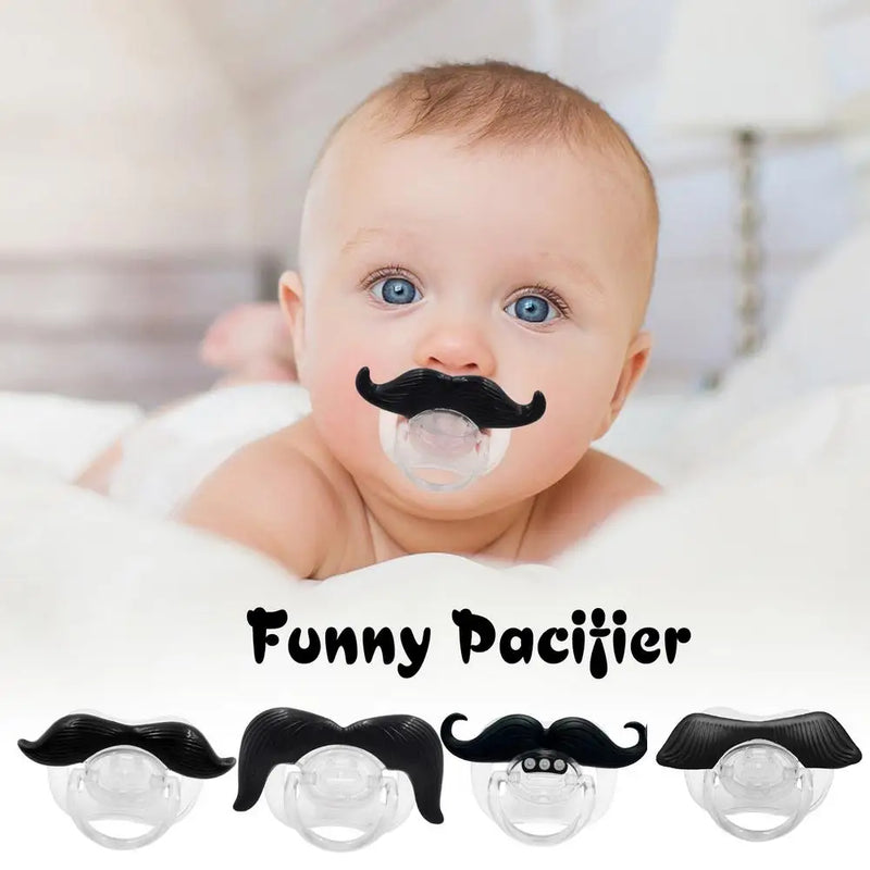 Chupeta personalizadas para bebês - bigode/ barba