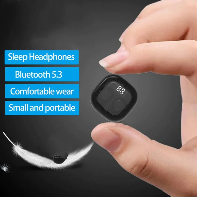 Mini fone de ouvido bluetooth sem fio 5.3