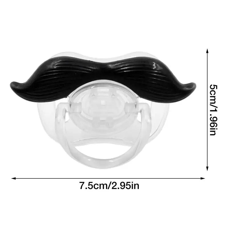 Chupeta personalizadas para bebês - bigode/ barba