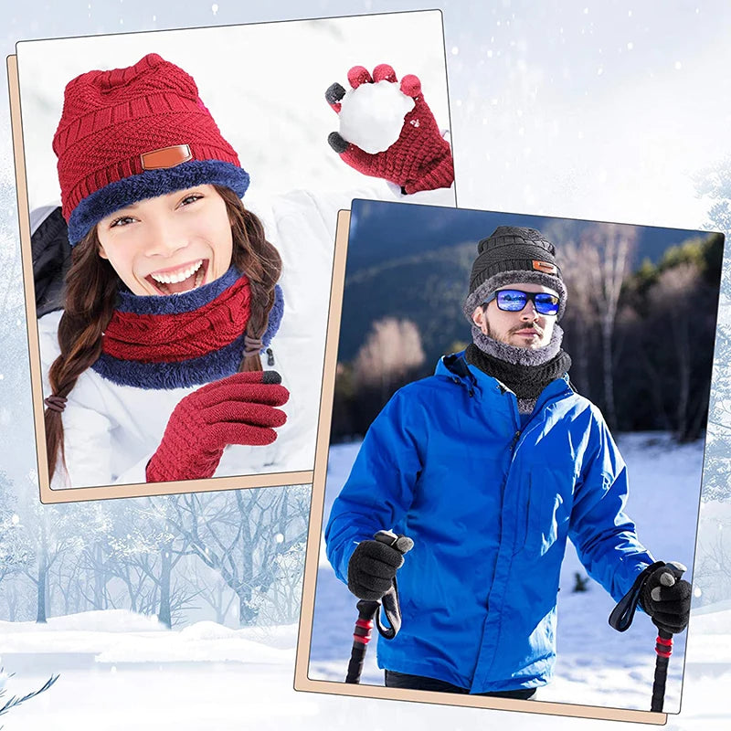 Gorro, Luvas e cachecol para frio