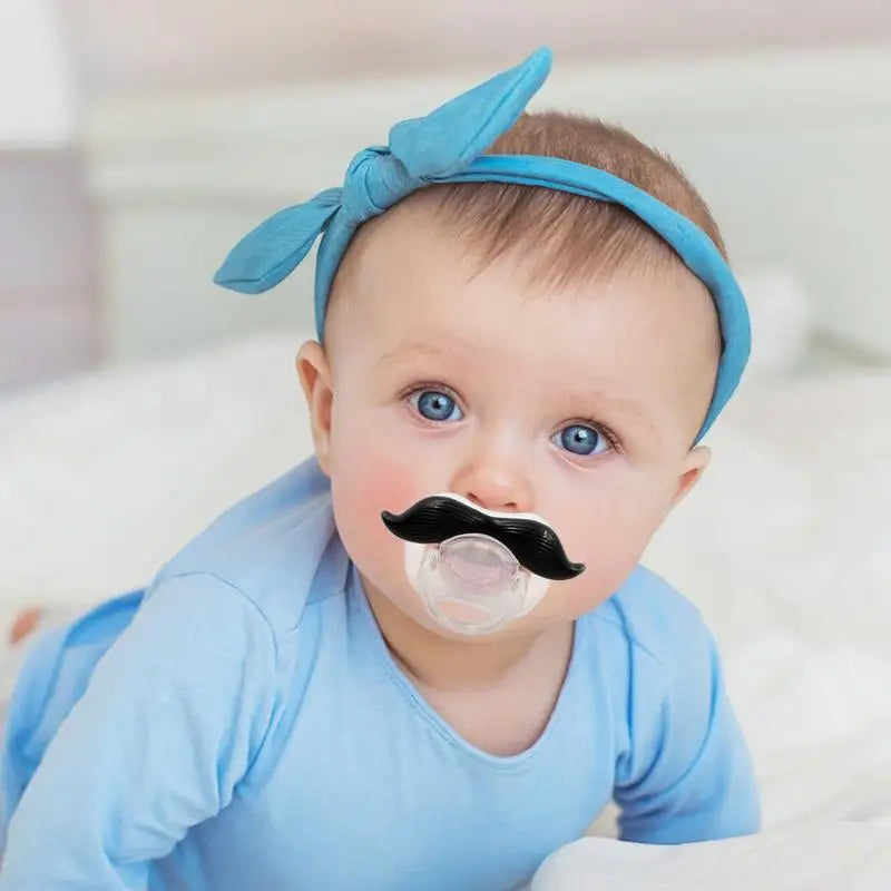 Chupeta personalizadas para bebês - bigode/ barba